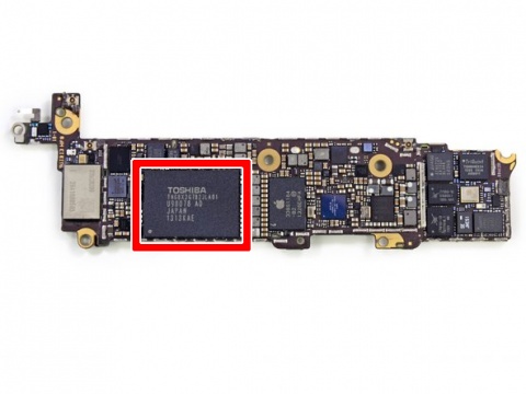 Sửa main lỗi ổ cứng iPhone 5c
