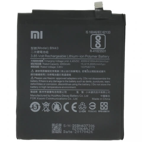 Sửa lỗi Pin Phù Redmi Note 4