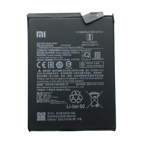 Thay pin linh kiện Xiaomi Redmi 10