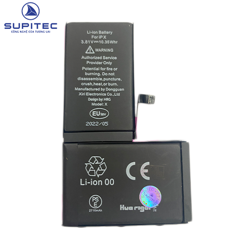 Thay pin EUtev iPhone X chính hãng dung lượng chuẩn