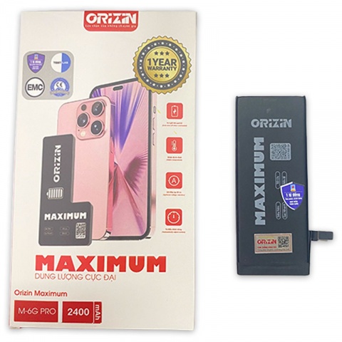 Thay pin ORIZIN iPhone 6 chính hãng dung lượng cực đại