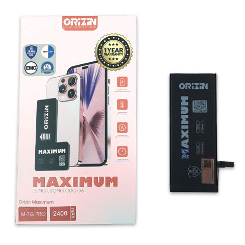 Thay pin ORIZIN iPhone 7 chính hãng dung lượng cực đại