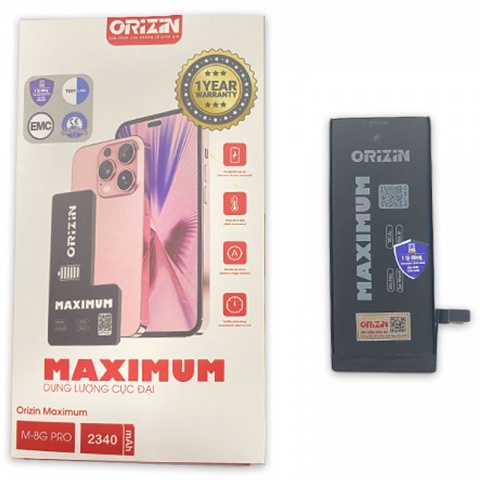 Thay pin ORIZIN iPhone 8 chính hãng dung lượng cực đại