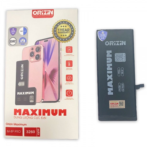 Thay pin ORIZIN iPhone 8 Plus chính hãng dung lượng cực đại
