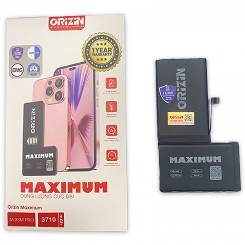 Thay pin ORIZIN iPhone XS Max chính hãng dung lượng cực đại