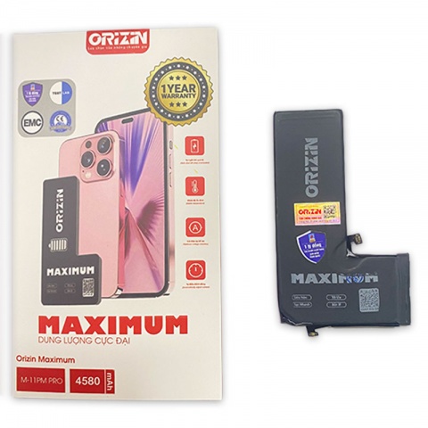 Thay pin ORIZIN iPhone 11 Pro Max chính hãng dung lượng cực đại
