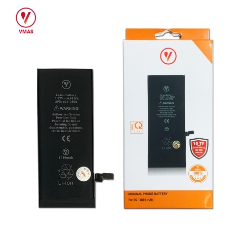 Thay pin VMAS iPhone 6 chính hãng dung lượng chuẩn