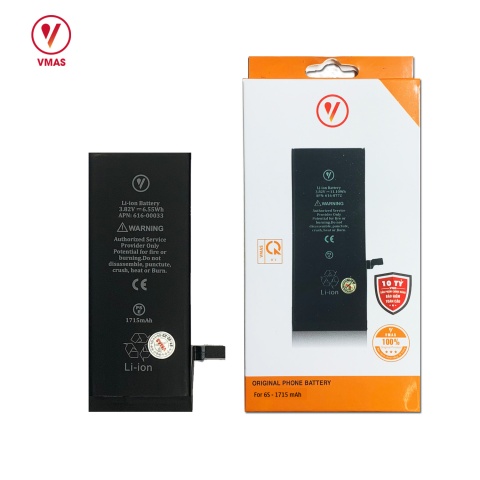 Thay pin VMAS iPhone 6s chính hãng dung lượng chuẩn