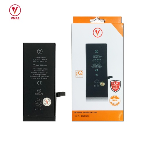 Thay pin VMAS iPhone 7 dung lượng chuẩn