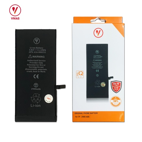 Thay pin VMAS iPhone 7 Plus chính hãng dung lượng chuẩn