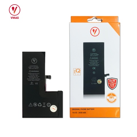 Thay pin VMAS iPhone XS chính hãng dung lượng chuẩn