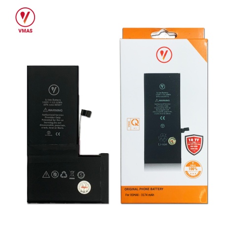 Thay pin VMAS iPhone XS Max chính hãng dung lượng chuẩn