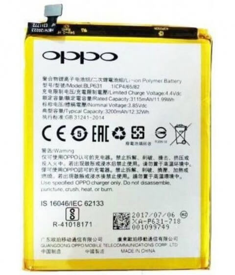 Thay pin OPPO F3 Plus