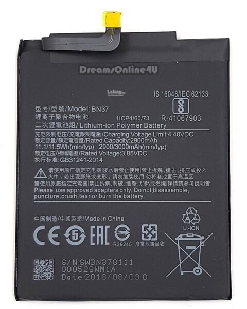 Thay pin Xiaomi Redmi 6